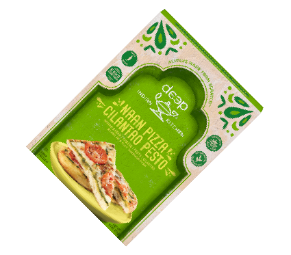 Naan Pizza Cilantro Pesto