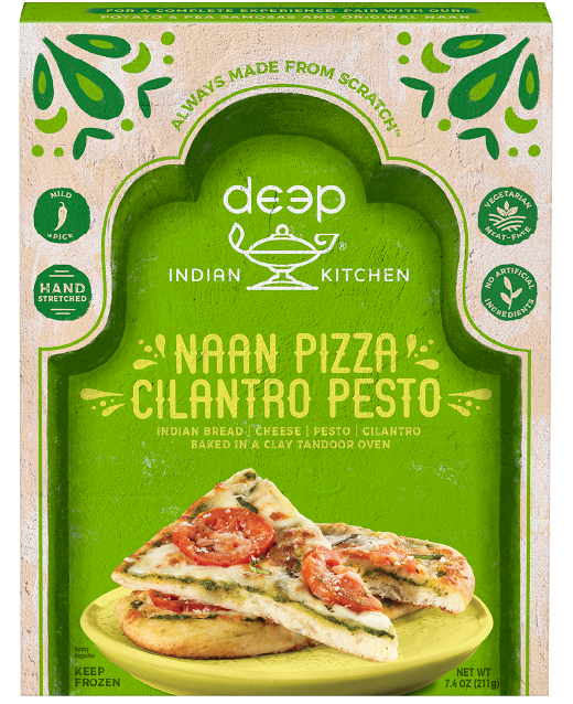 Naan Pizza Cilantro Pesto
