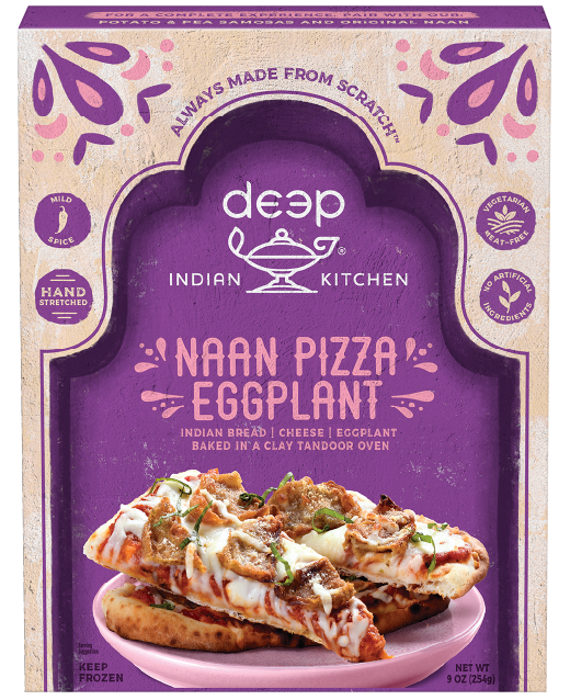 Naan Pizza Eggplant