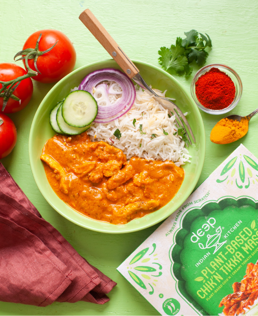 Plant Based Chick'n Tikka Masala