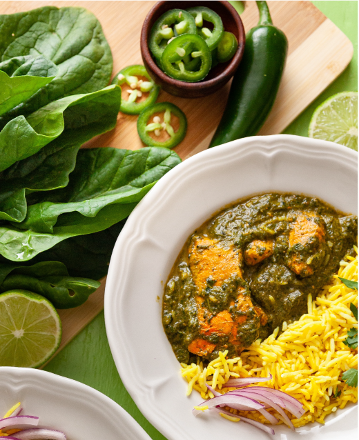 Spinach Chicked Tikka